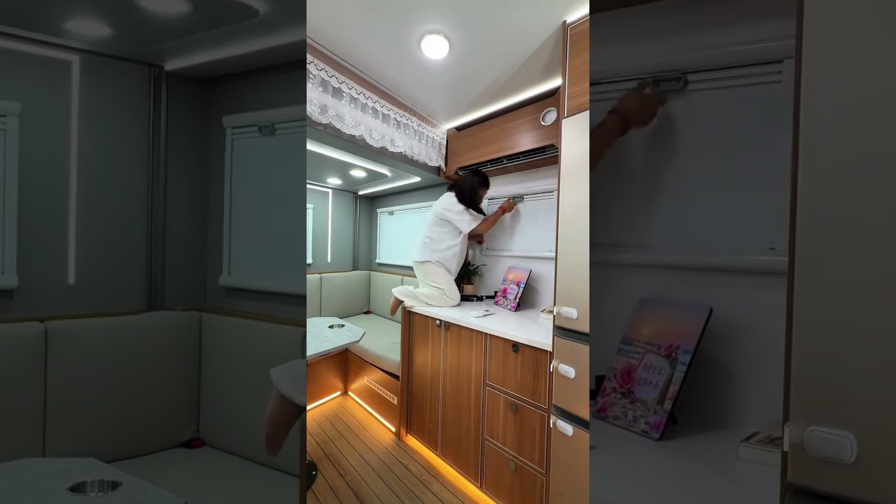A campervan camping nap: What would you do if something strange happened?