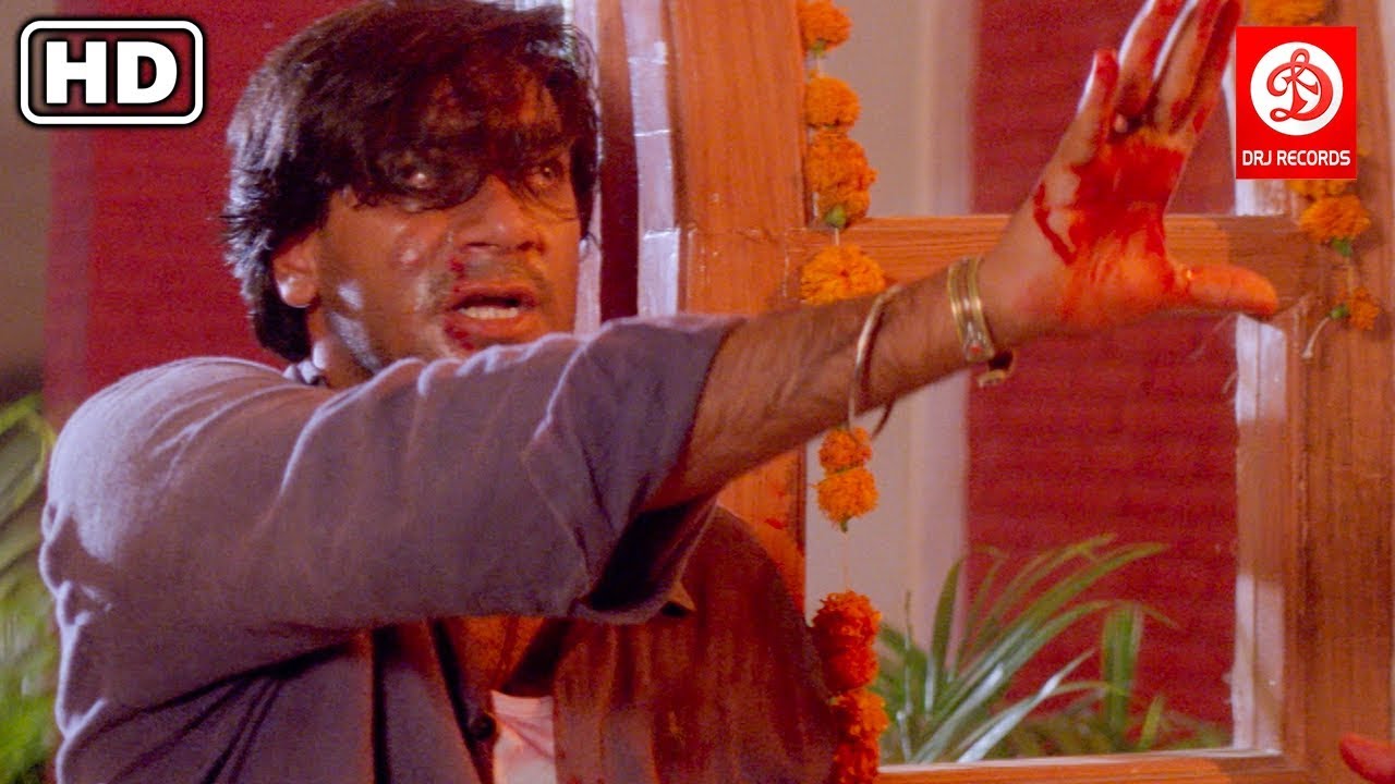 Ajay Devgan Itihaas Climax Action Scenes - Twinkle Khanna & Amrish puri - Bollywood Action Movies