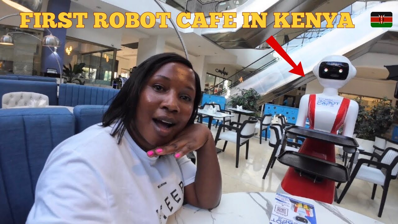 My Shocking Experience inside The FIRST ROBOT CAFE IN KENYA 🇰🇪- i couldn’t believe my eyes 😱