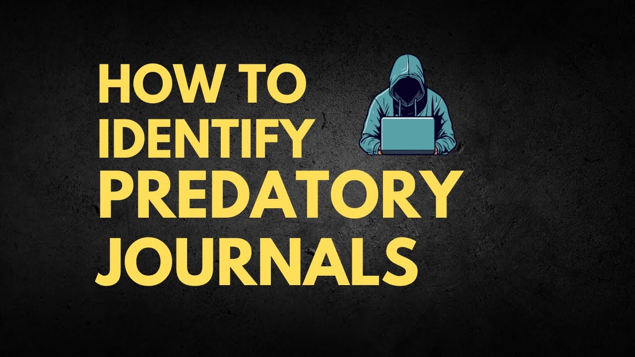 How to Identify Predatory Journals