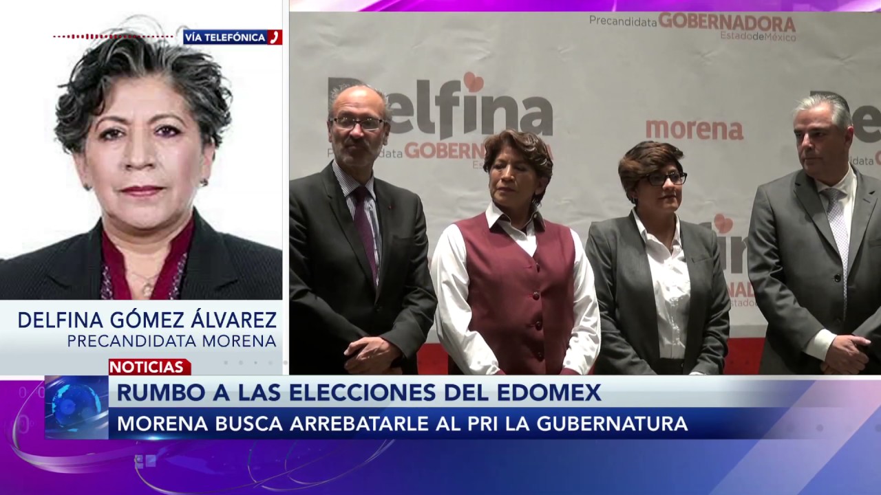 Entrevista a Delfina Gómez sobre candidatura a gobierno de Edomex