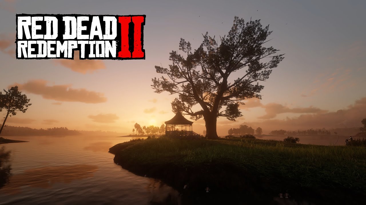 RDR2 - Relaxing Lake View [Relax/Background/Sleep]