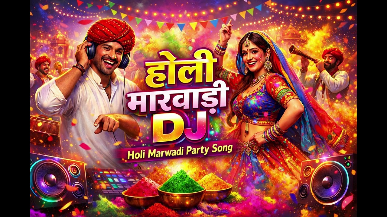होली मारवाड़ी DJ सॉन्ग 2026 | Rang Rangilo Fagan | Marwadi Holi DJ Song | Rajasthan Holi Party Song