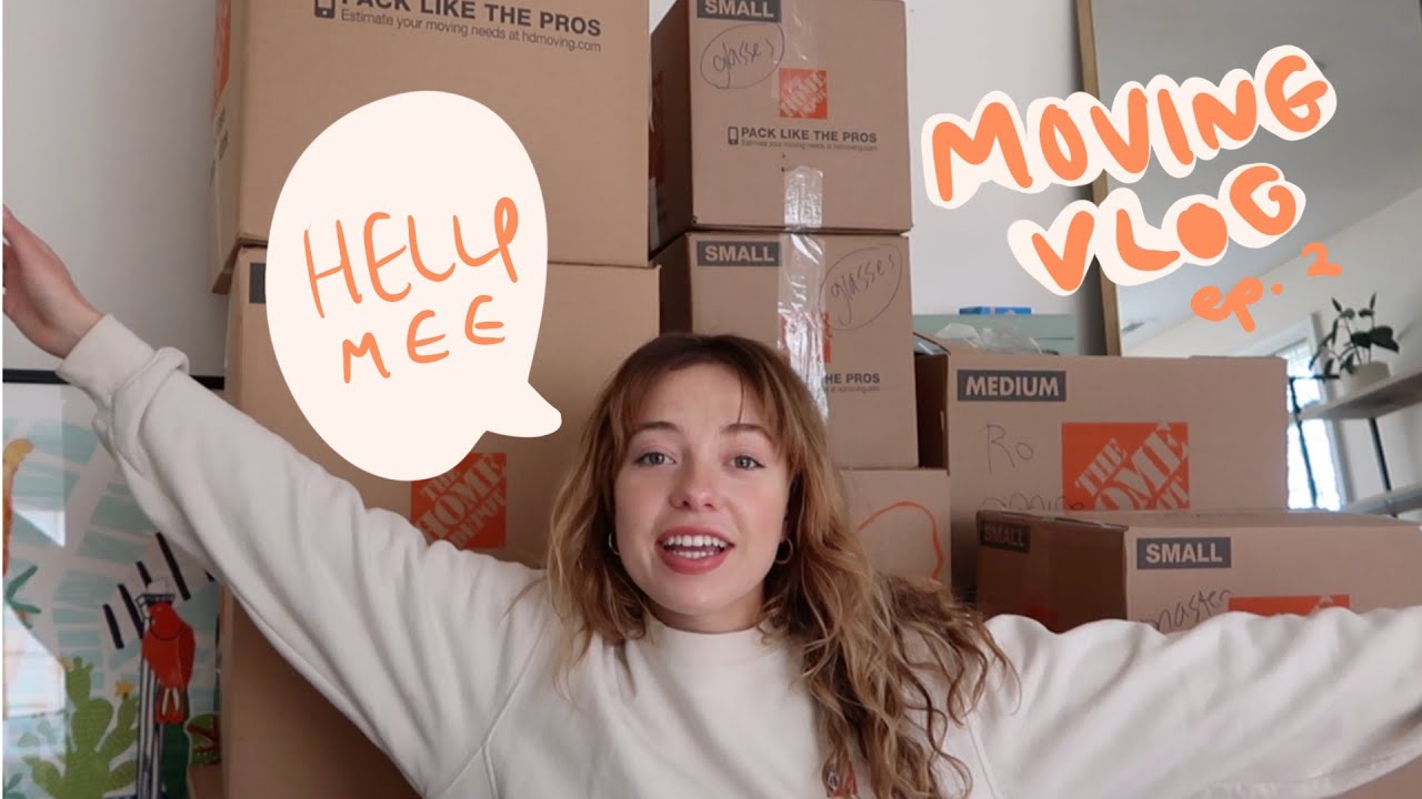 MOVING VLOG #2 📦 ..perhaps the fastest move of all time 😅send help