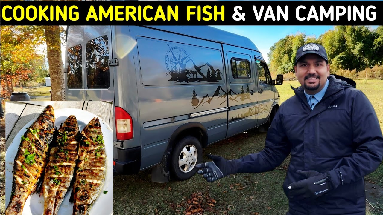 CAMPING IN AMERICA & COOKING FISH || Indian in USA🇺🇲 @SuntyDreams