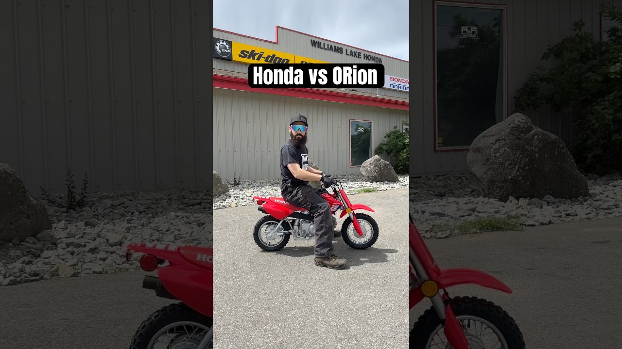 Honda CRF 50 vs Orion Electric Bike Comparison / What Do YOU Ride?!? #honda