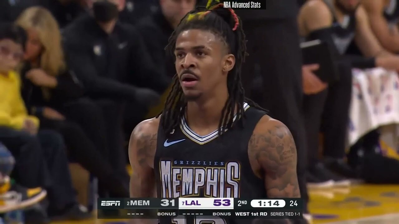 Ja Morant 45 pts 9 reb 13 ast vs Los Angeles Lakers | 2023-04-22