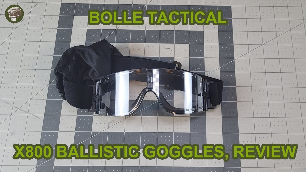 Обзор тактических штурмовых очков BOLLE X-800