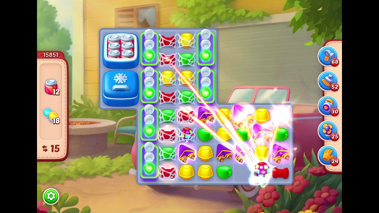 HomeScapes Level 15851 no boosters