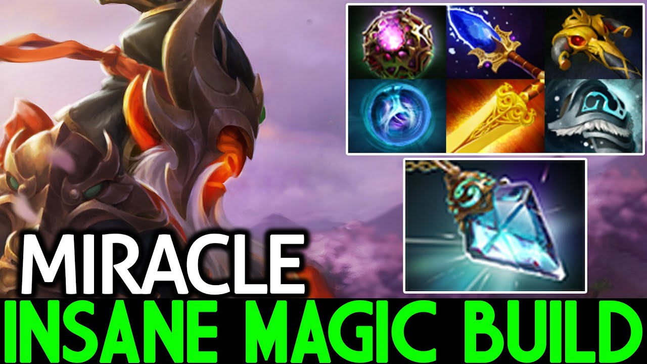 MIRACLE [Ember Spirit] Insane Magic Build with Spell Prism Crazy Game Dota 2