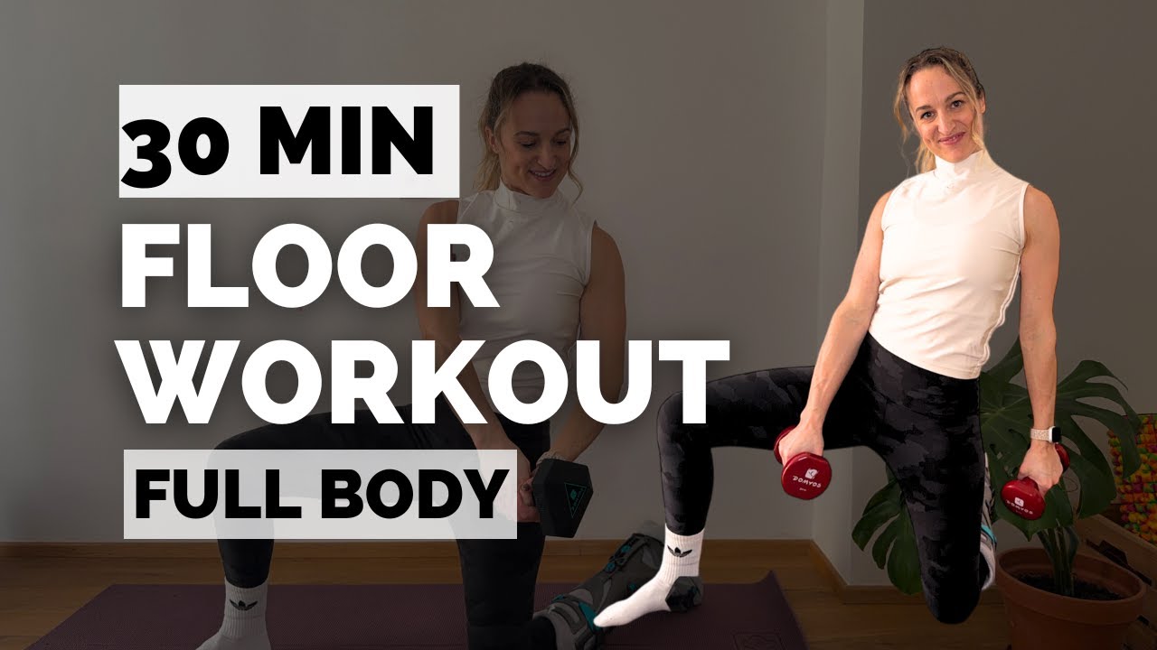 30 Min LOW IMPACT Workout for Lazy Days | Full body mat workout