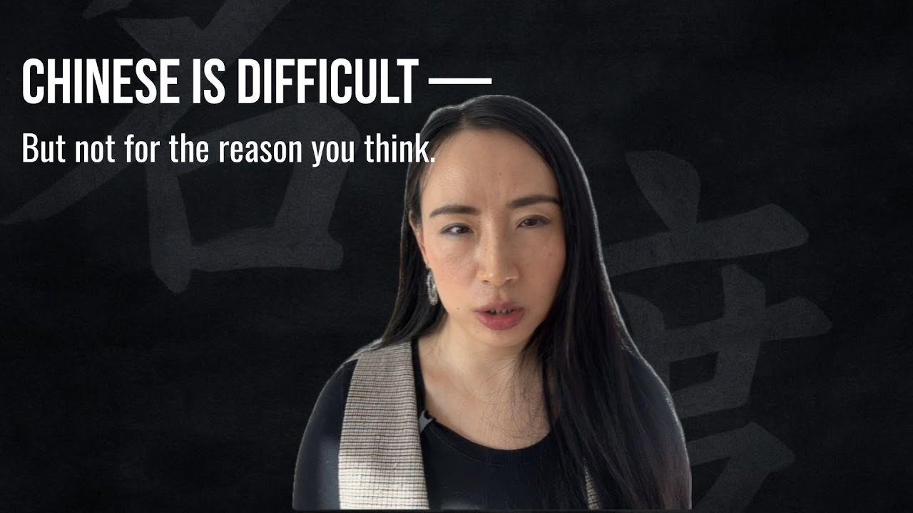 Chinese Is Difficult — But Why?