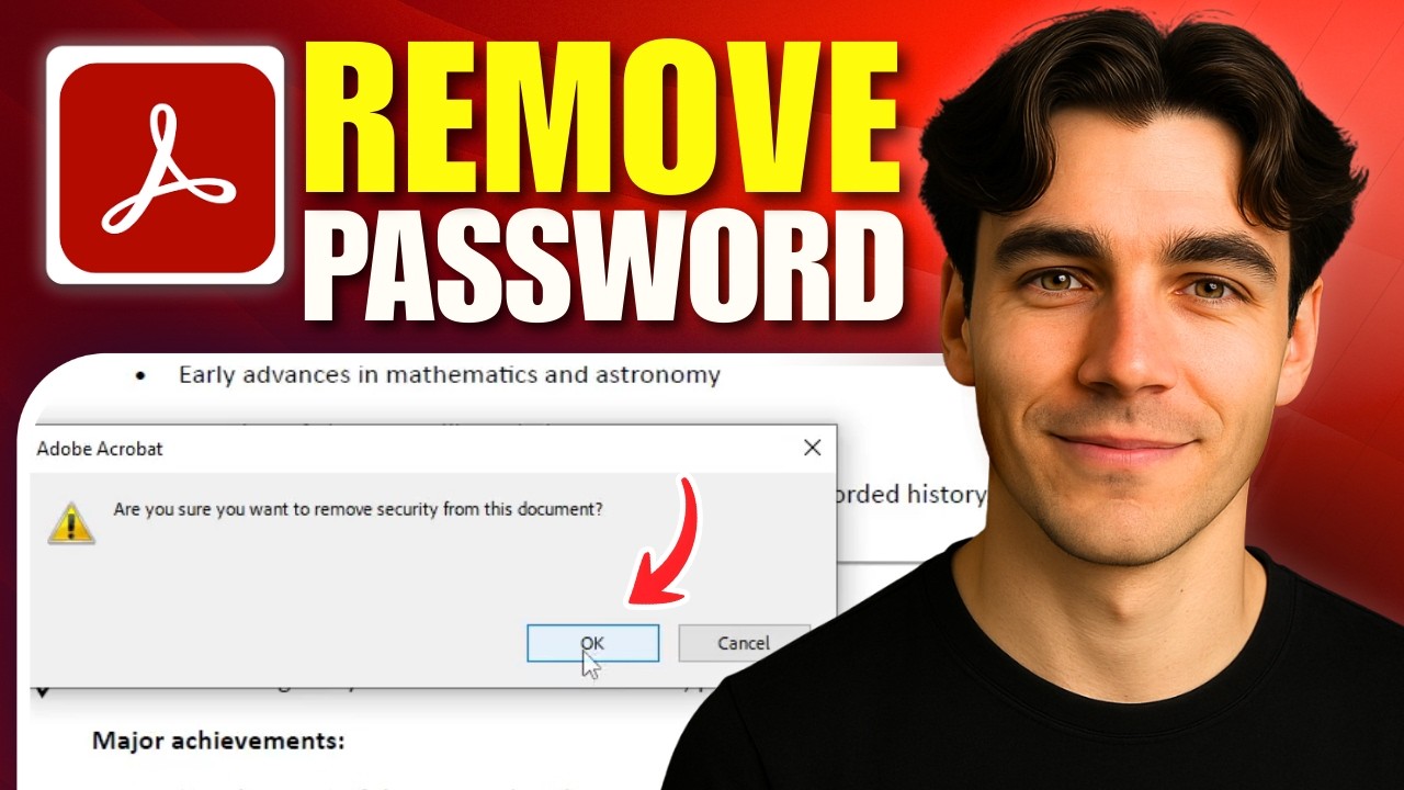 How To Remove Password From PDF Files In Adobe Acrobat Pro DC (Tutorial 2026)