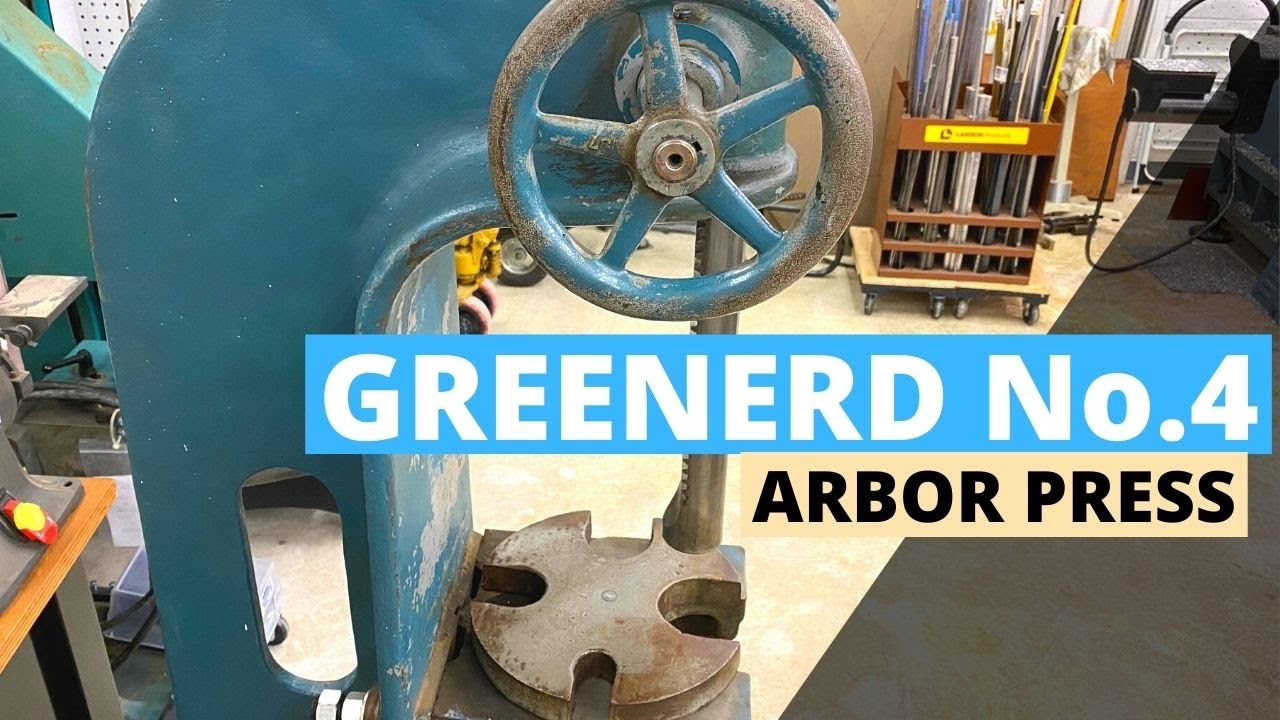 ARBOR PRESS GREENERD No.4: Tour & Demo on Pressing