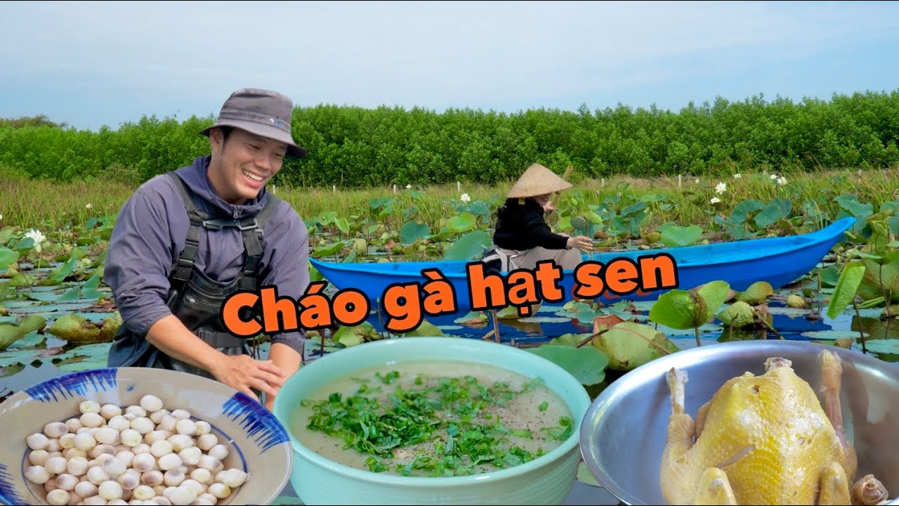 Video 330 Nấu Cháo Gà Hạt Sen Cho Thêm Lá Dứa Thơm Ngon 