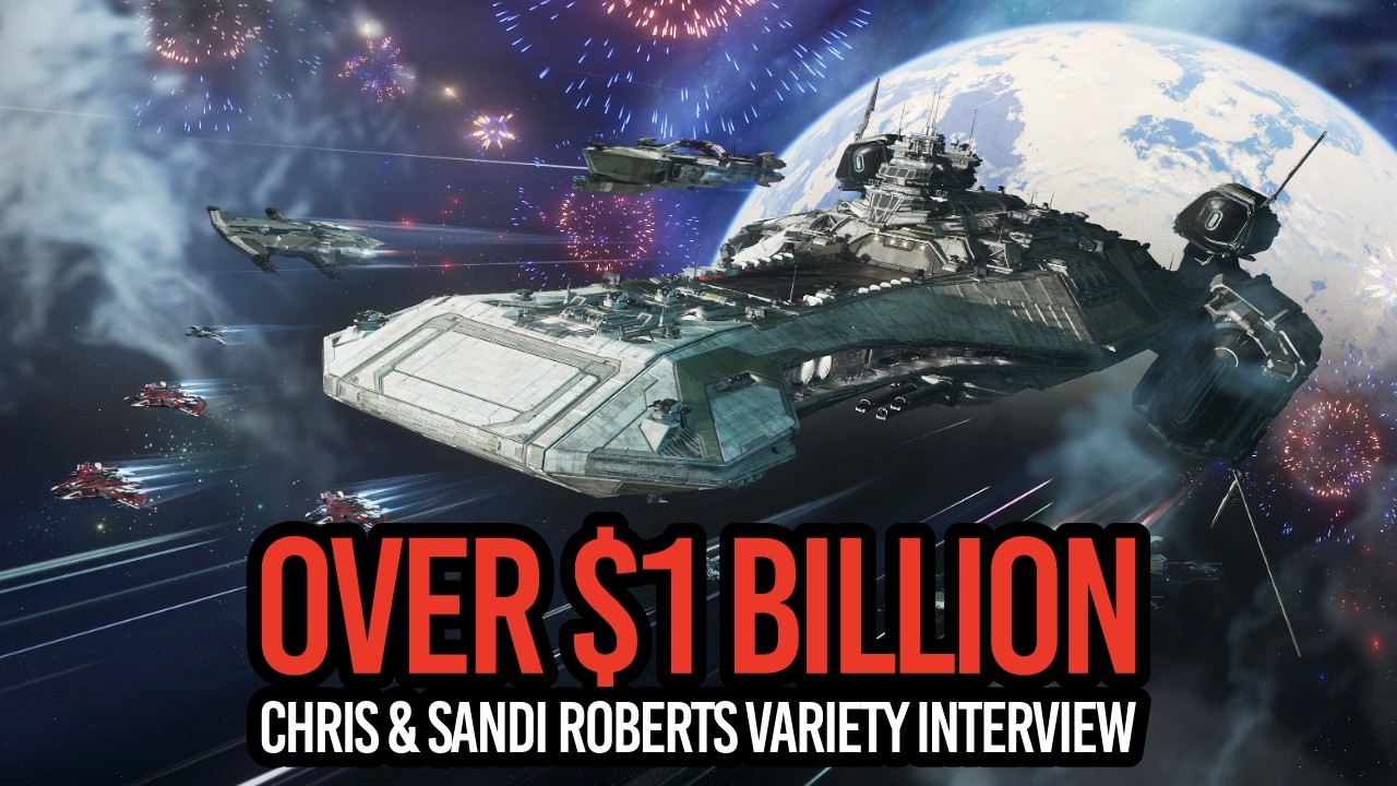 Star Citizen Pushes Past $1 Billion - Chris & Sandi Roberts Interview - Closing Out Squadron 42!