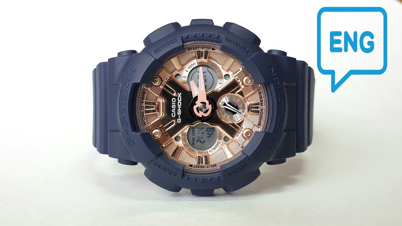 CASIO G-SHOCK GMA-S120MF-2A2. Review