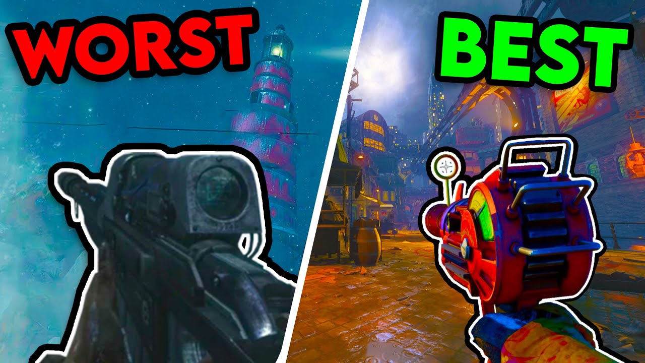 Every COD Zombies Map RANKED FROM WORST TO BEST