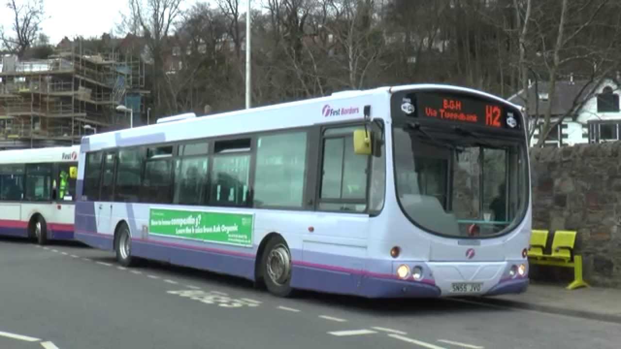 GALASHIELS TEMP BUS STATION APRIL 2015