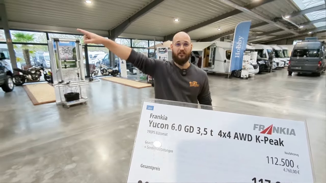 Yucon 6.0 GD 4 x 4 K-Peak +++ MB 6 Meter Sprinter mit Längsbetten! +++ #reisemobile_duelmen_gmbh