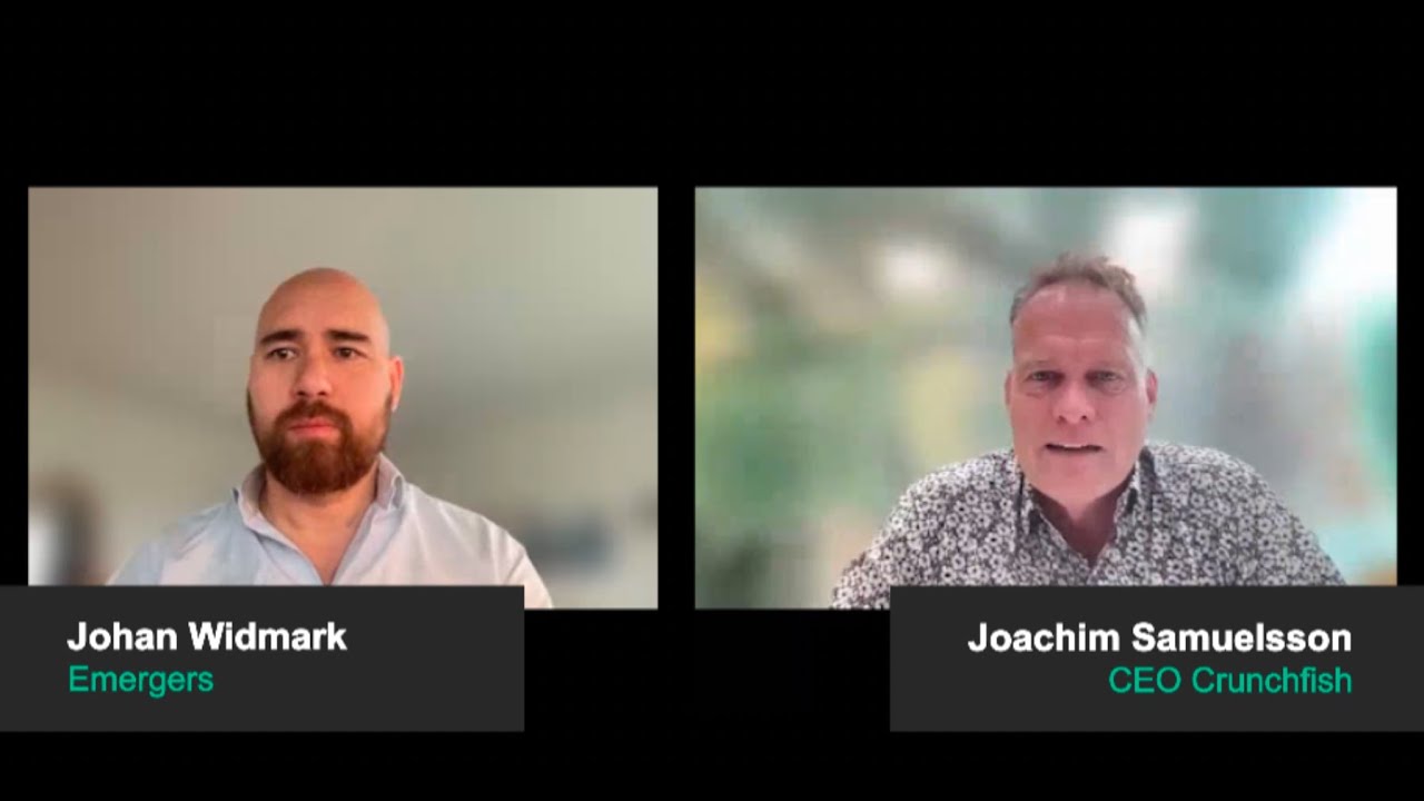 Lunchsnack med CRUNCHFISH vd Joachim Samuelsson om Rethinking Payments