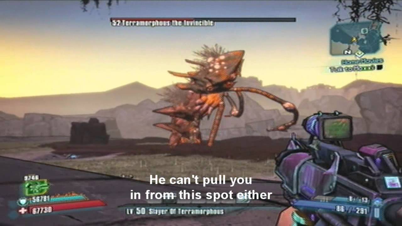 Borderlands 2 - How to solo Terramorphous easy