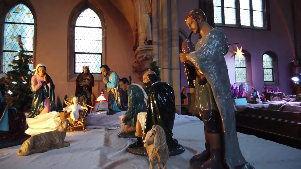 Découverte de l'église luthérienne de Forbach avec ses 250 crèches