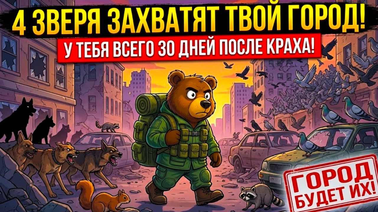 30 Дней Без Людей: 4 вида животных, которые станут новыми хозяевами твоего города
