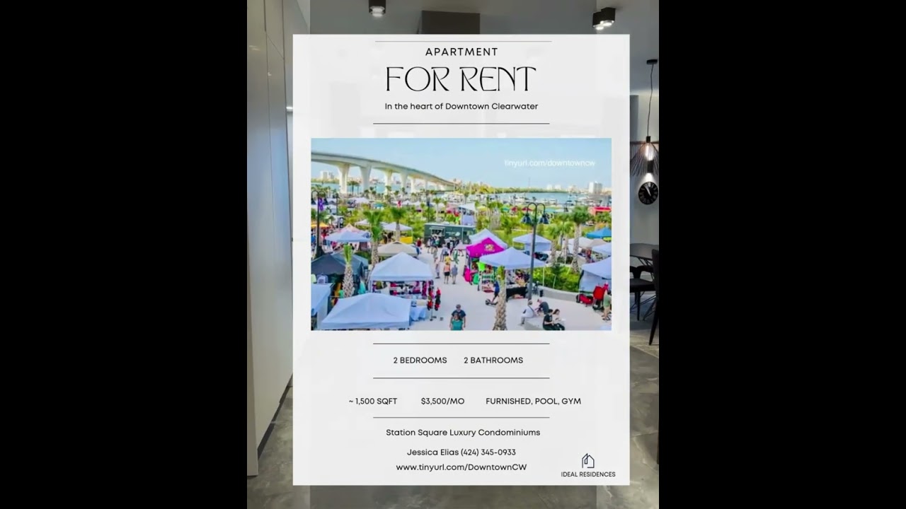 Luxury Condominium For Rent in Clearwater, FL