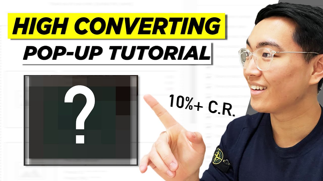 How To Create A High Converting Pop Up Form for Ecommerce Stores | 2021