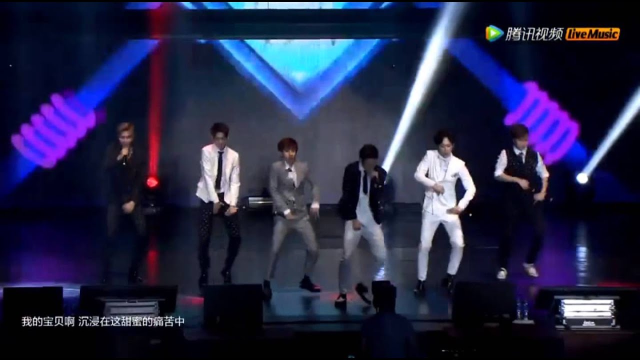 [中字live]150629 BOYFRIEND(보이프렌드) -   I YAH (아이야) + OBSESSION(너란 여자)  2015上海演唱会