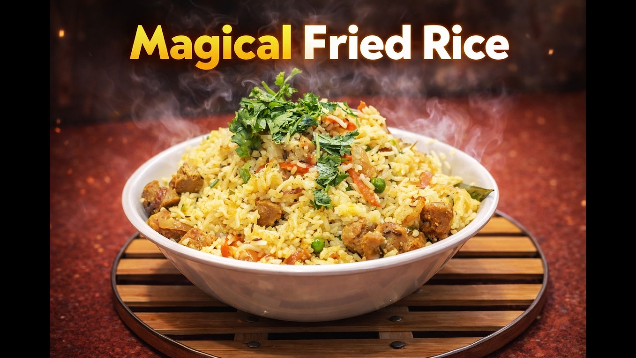 ✨Magical Fried Rice Bowl😋 | Quick & Easy Veg Fried Rice Recipe 🍚😍