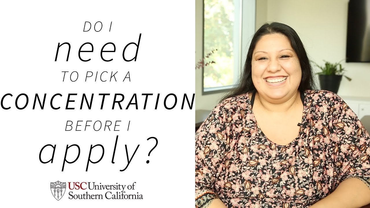 Ask Admissions - when do I pick a concentration?