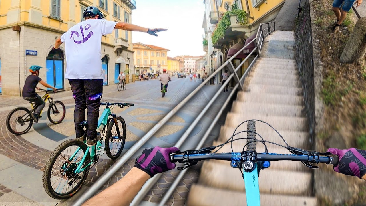 URBAN DOWNHILL NELLA MIA CITTÀ CON LA GANG