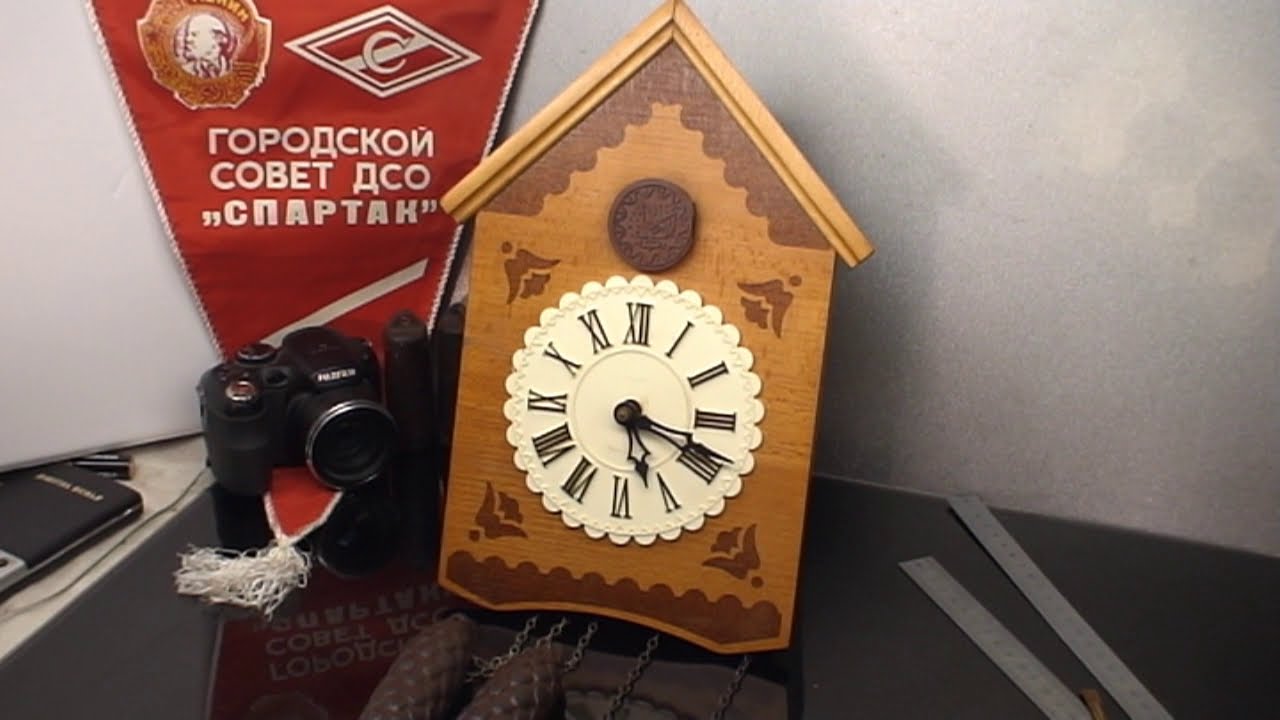 Часы с кукушкой. Ремонт. Ходики СССР