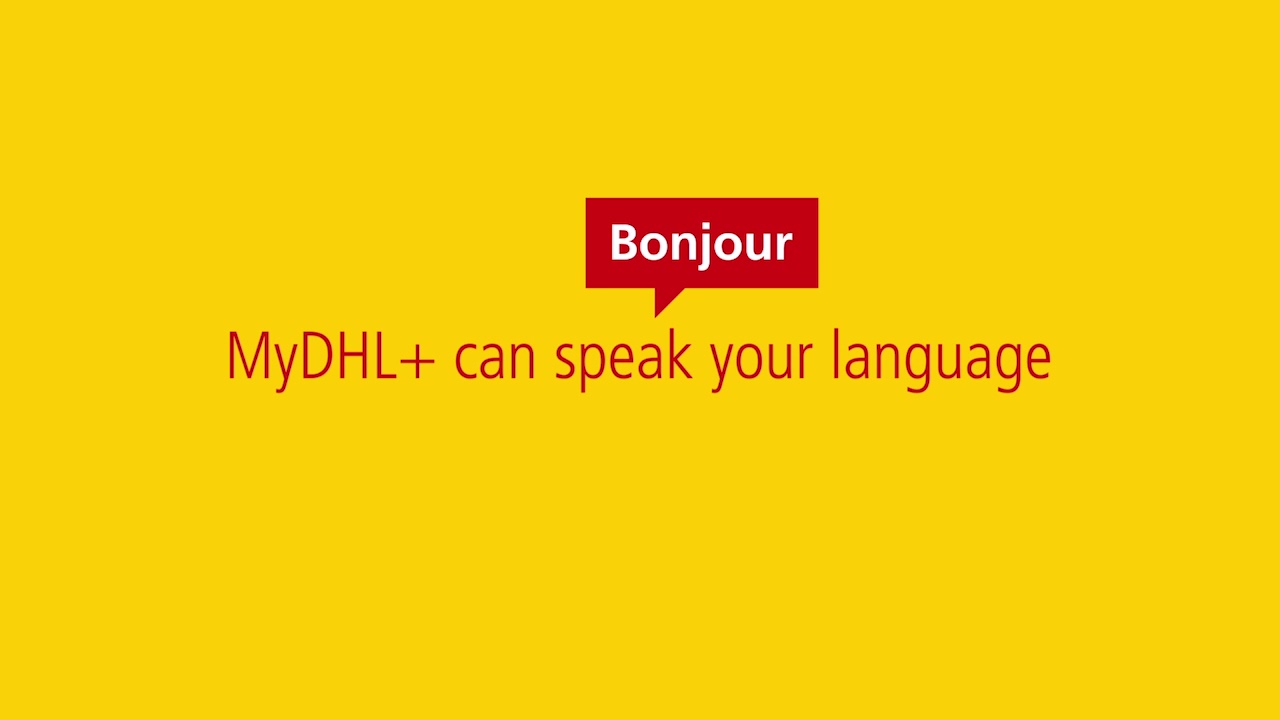 MyDHL+ COMMS OVERVIEW FILM ONLINE