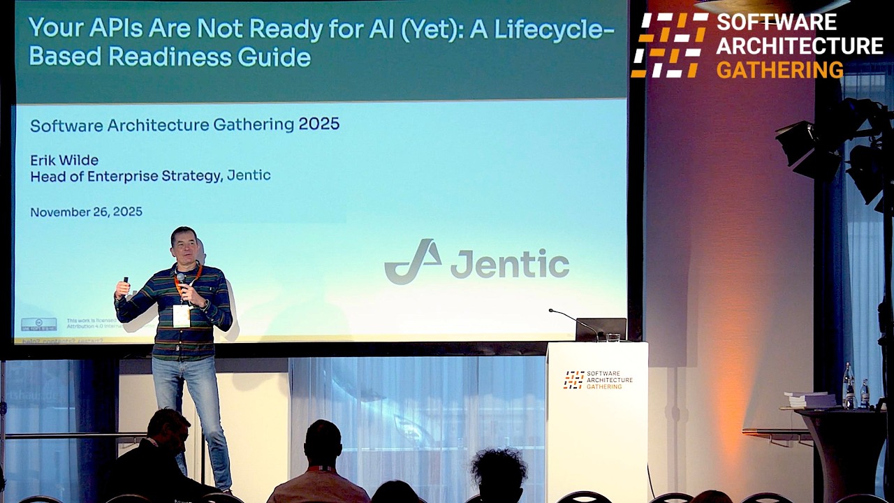 Your API Is Not Ready for AI (Yet): A Lifecycle-Based Readiness Guide — Erik Wilde at iSAQB SAG 2025