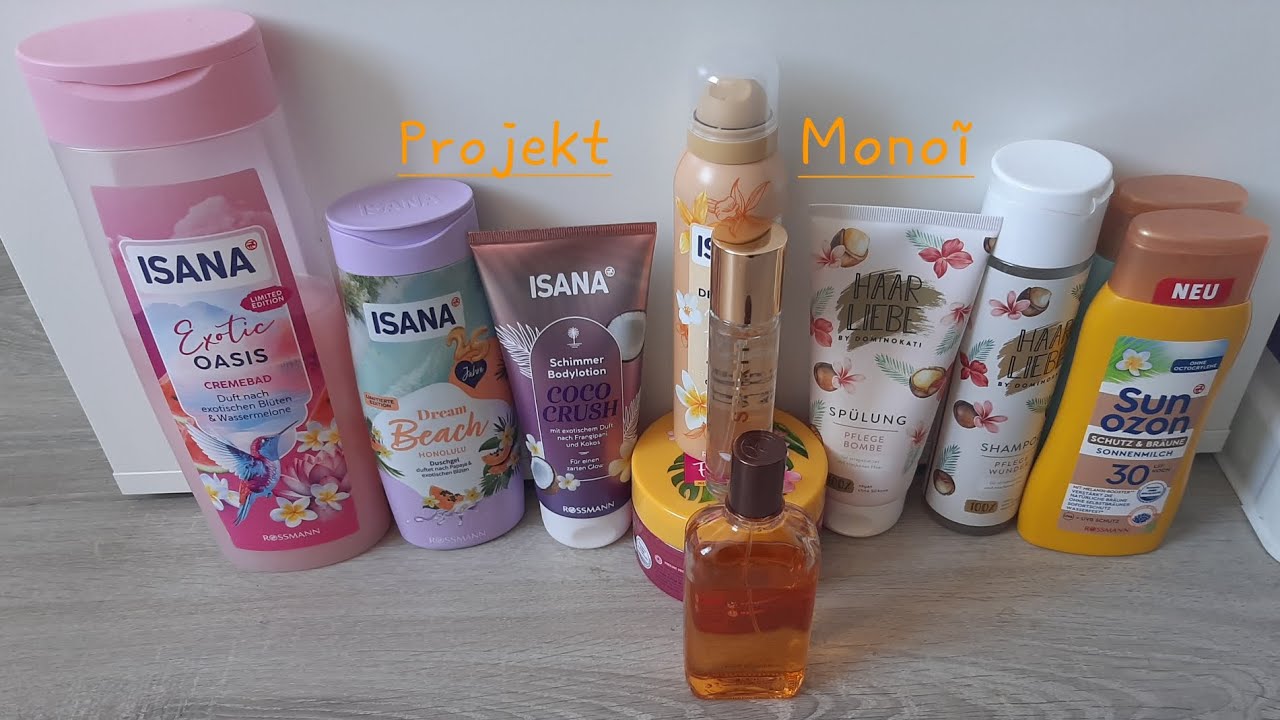 Projekt Monoï🌺1.Update🌺Rolling Projekt Pan #unbezahltewerbung #projectpan #scincare #haircare 