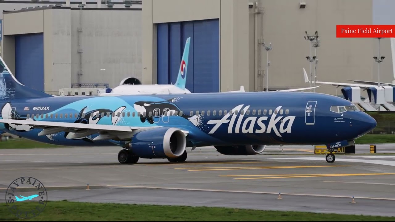 Alaska Airlines 737 Max9 (West Coast Wonders Livery) Takeoff PAE-HNL