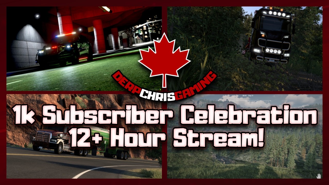 SnowRunner | 1,000 Subscriber Celebration, 12 Hour Stream!