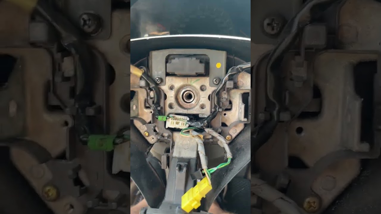 Как снять руль Honda Accord