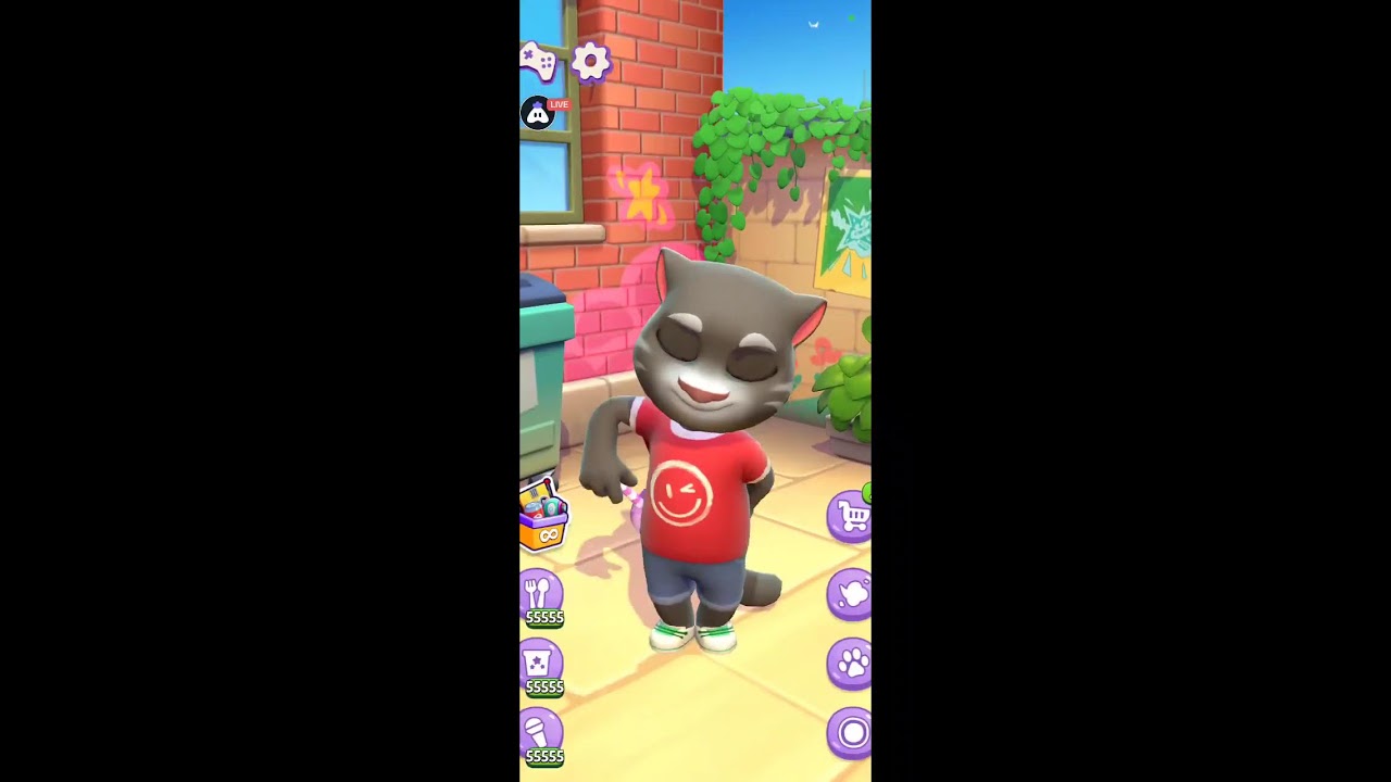 My talking tom cat funny gameplay 😂😂😂