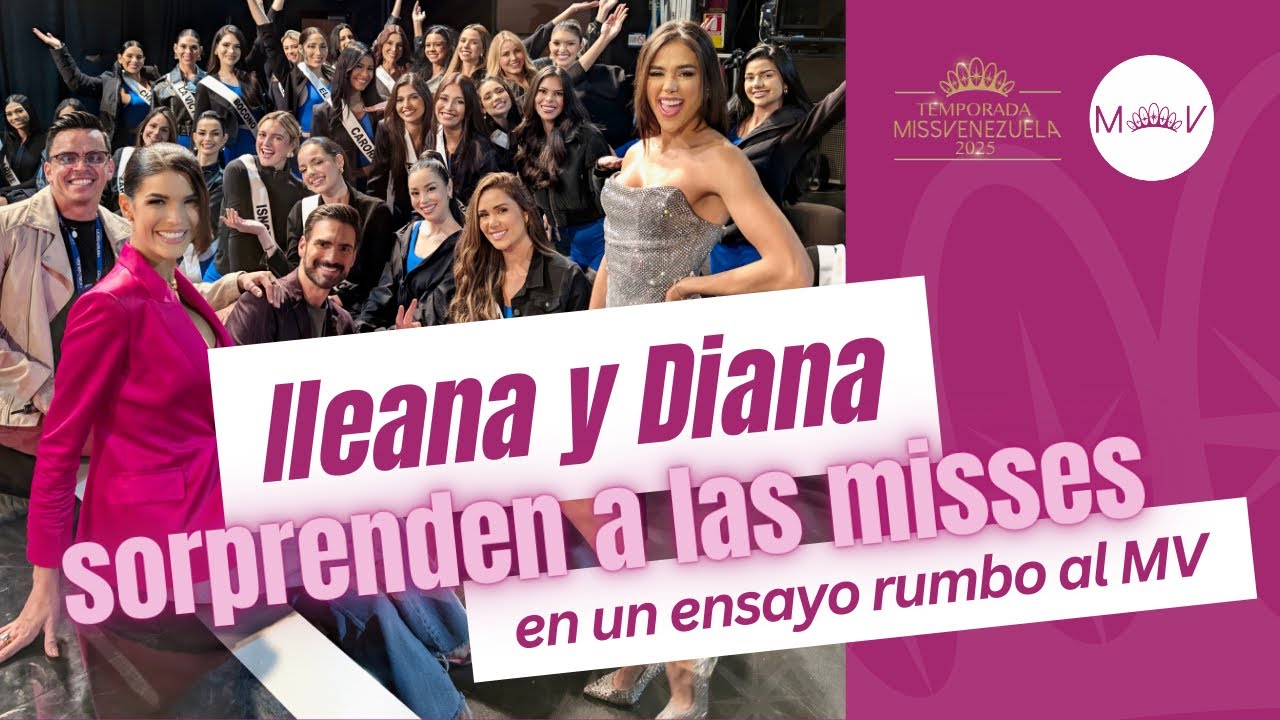 VISITA INESPERADA! Las misses reciben una sorpresa en pleno ensayo