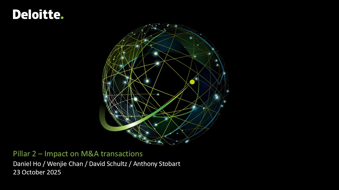 Pillar 2 – Impact on M&A transactions