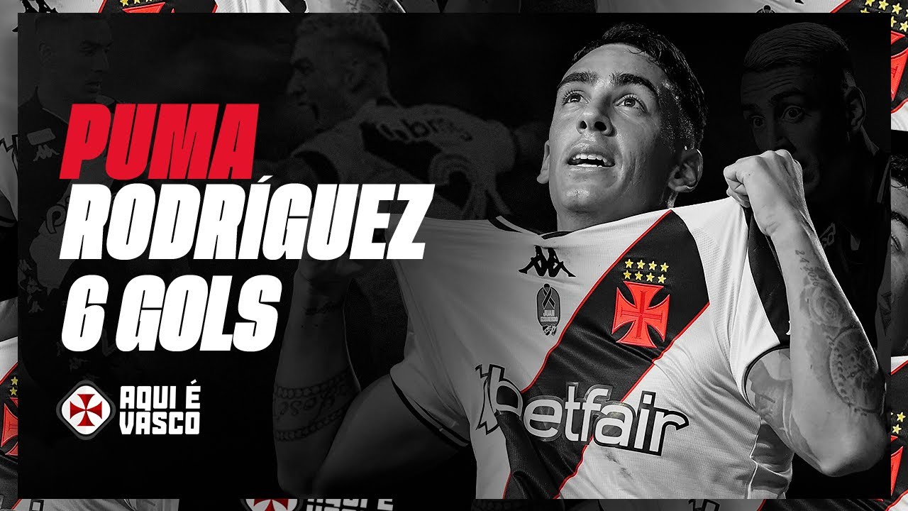 Todos os Gols de Puma Rodr&iacute;guez pelo Vasco + Todas as Assist&ecirc;ncias