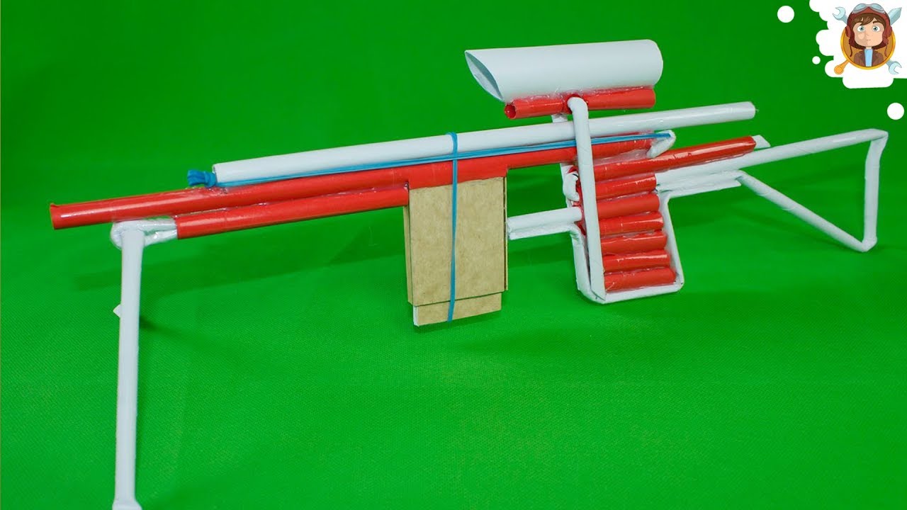 Como fazer uma Sniper de Papel que Dispara