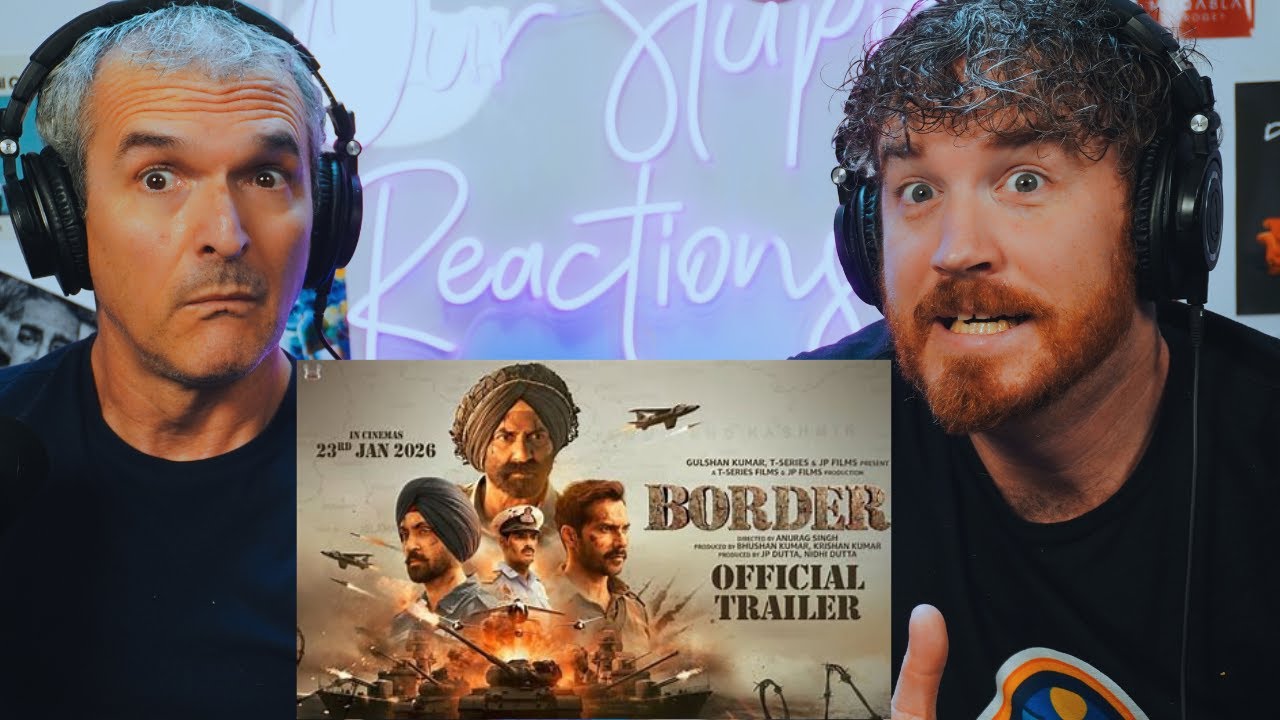 BORDER 2 (Trailer) | Sunny Deol, Varun, Diljit, Ahan | REACTION!!!