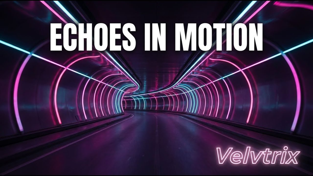 Echoes in Motion 🌌 | Futuristic Cyberpop Night Drive – Velvtrix