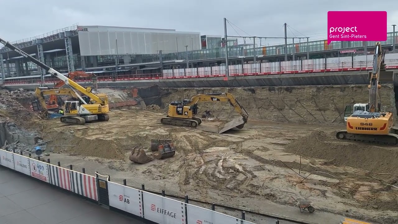 Project Gent Sint-Pieters: afbraak sporen 1 t.e.m. 3