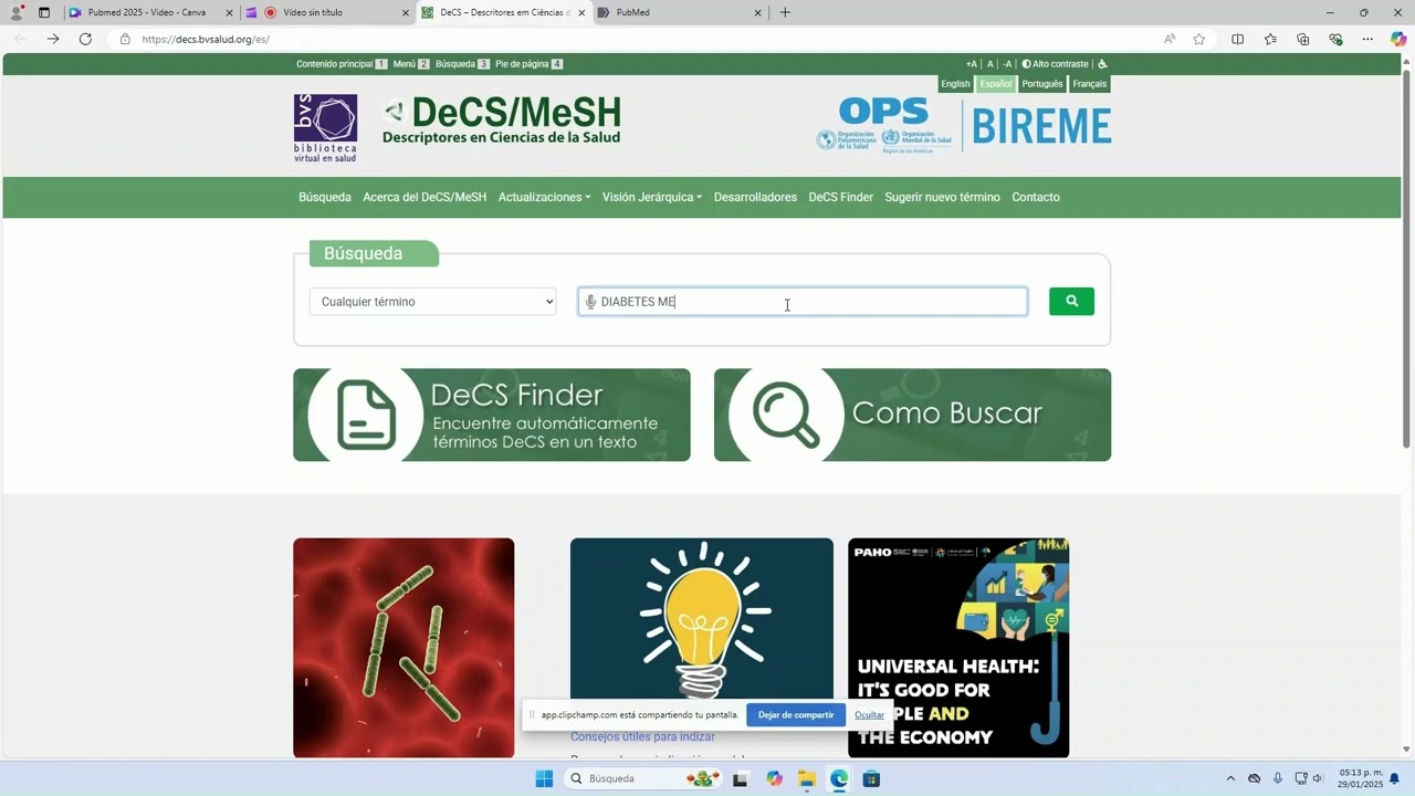 Estrategias de búsqueda en Pubmed 2025
